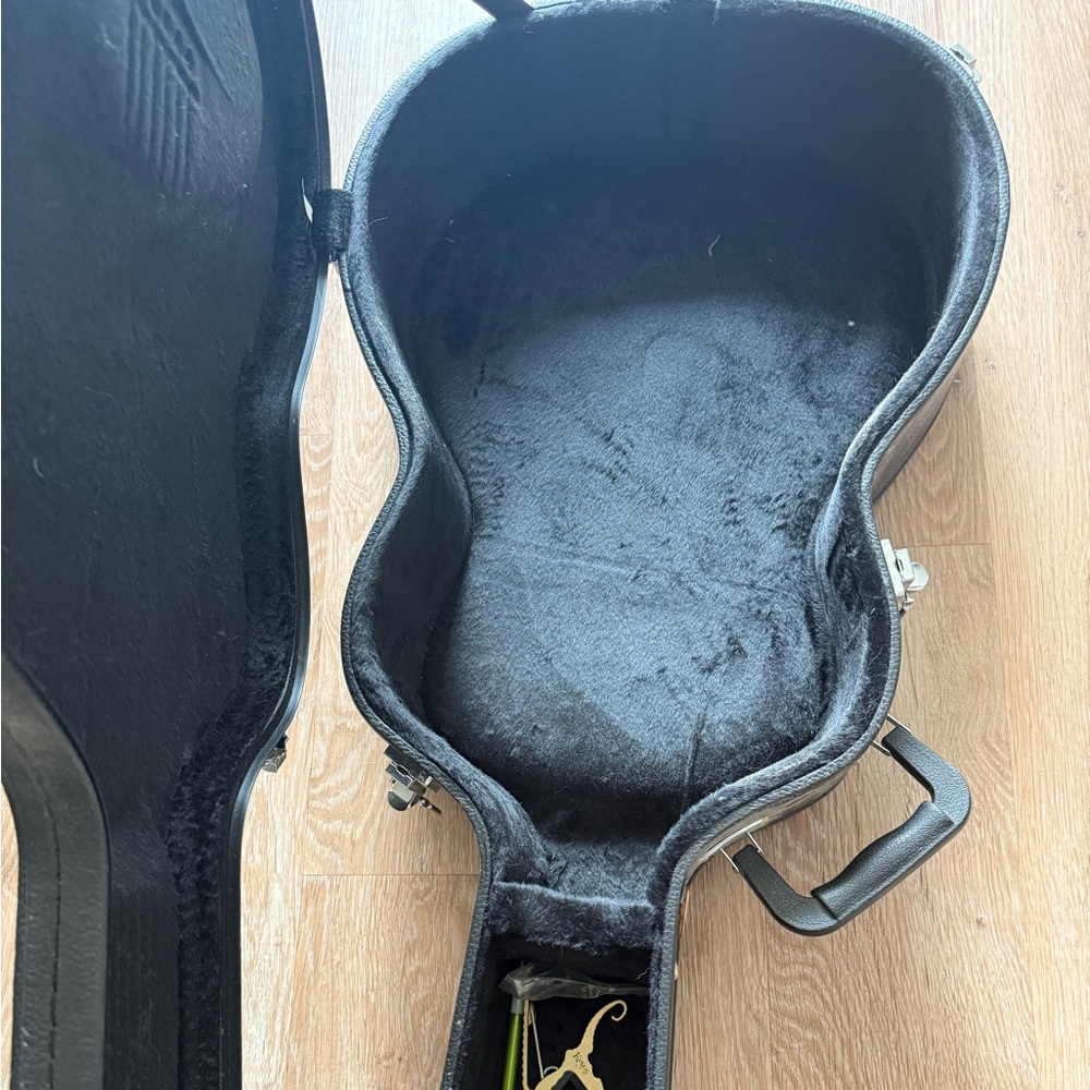 Black Guitar Case with Accessories